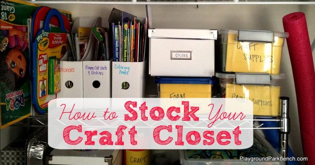 Stock Your Craft Closet