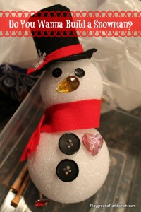 Snowman Busy Box