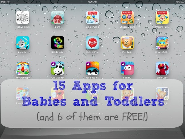 15 Apps for Babies and Toddlers