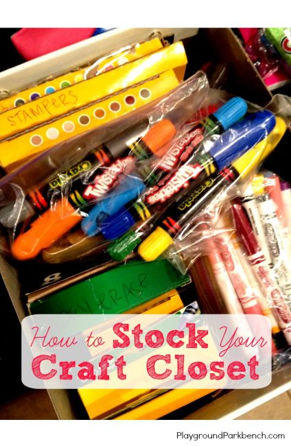 How to Stock Your Craft Closet