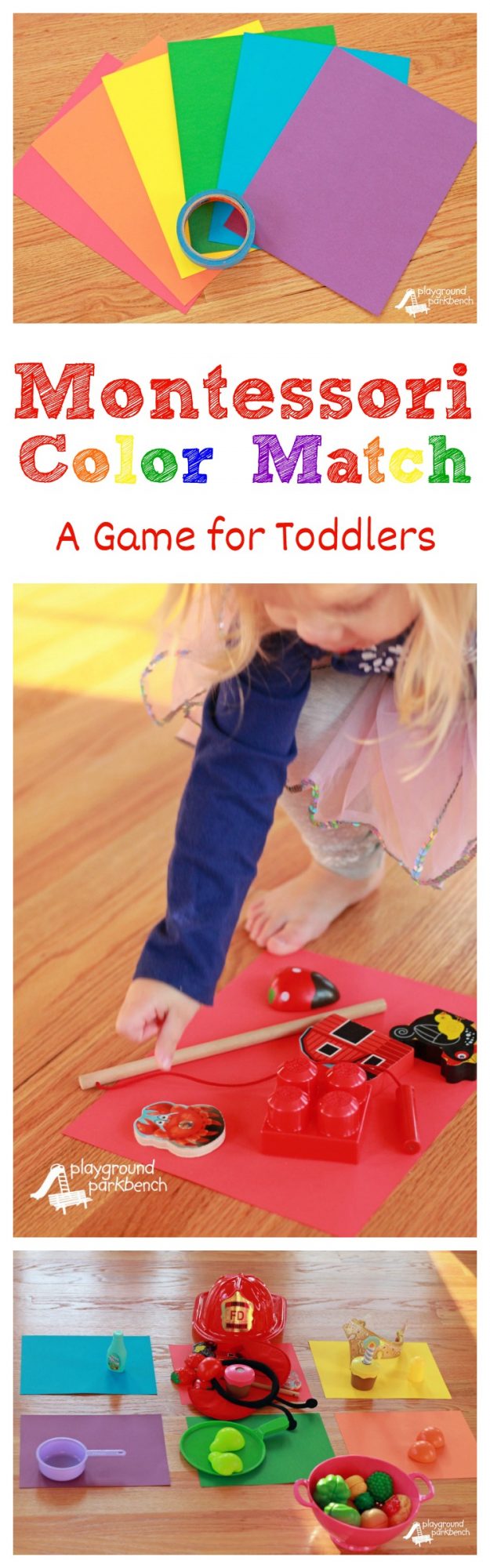 Montessori Color Match - An Easy Game for Toddlers