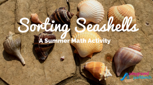 Sorting Seashells - A Summer-Themed Preschool Math Activity