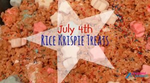 July 4th Rice Krispie Treats