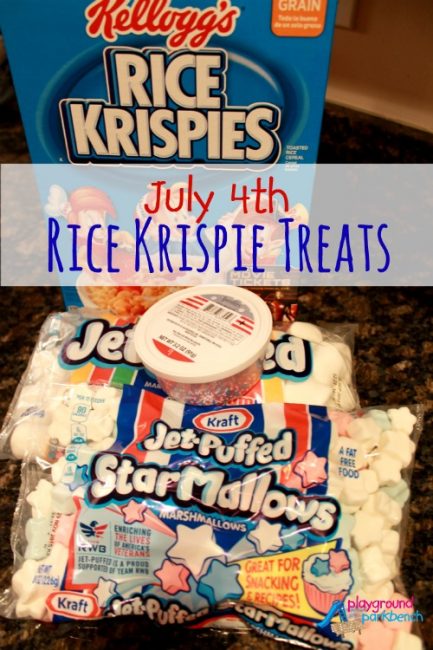 July 4th Rice Krispie Treats Ingredients