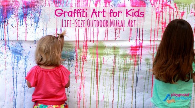 spray painting for kids