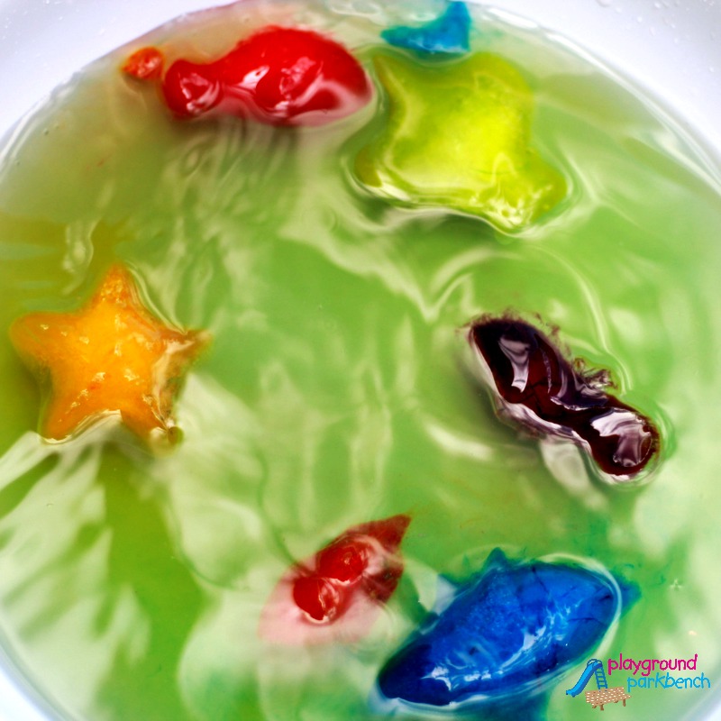 Ocean Themed Sensory Play with Ice Sea Creatures