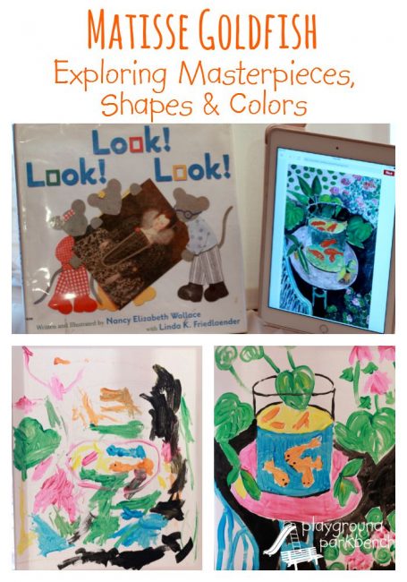 Matisse Goldfish Masterpieces Shapes and Colors - Art History for Preschool