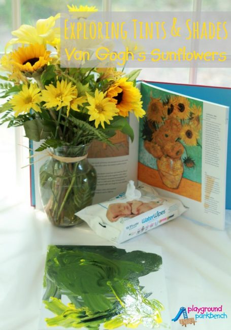 Tints and Shades with Van Gogh's Sunflowers