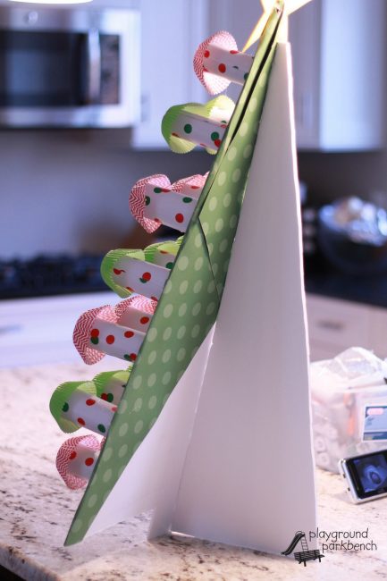 Christmas Countdown Tree - Use Extra Foam Board for Stand