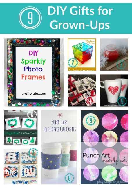 Craft Friday - Holiday Crafts and 9 DIY Gifts for Grown Ups