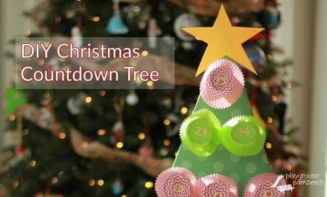 DIY Christmas Countdown Tree