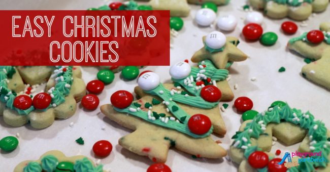 Easy Christmas Cookies - Featuring Pillsbury Funfetti and M&Ms