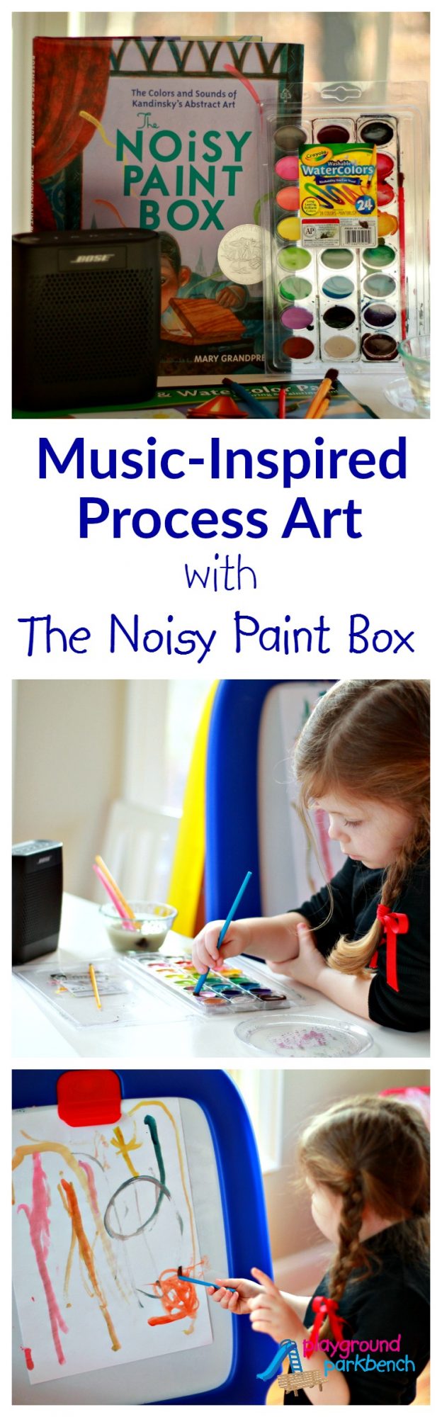 Music-Inspired Process Art with Kandinsky and The Noisy Paint Box