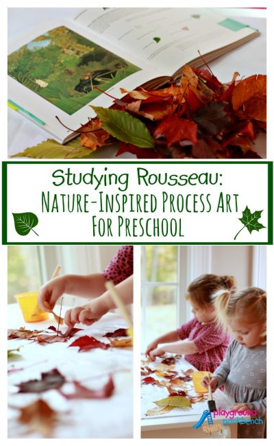 Studying Rousseau - Nature Inspired Process Art for Preschoolers
