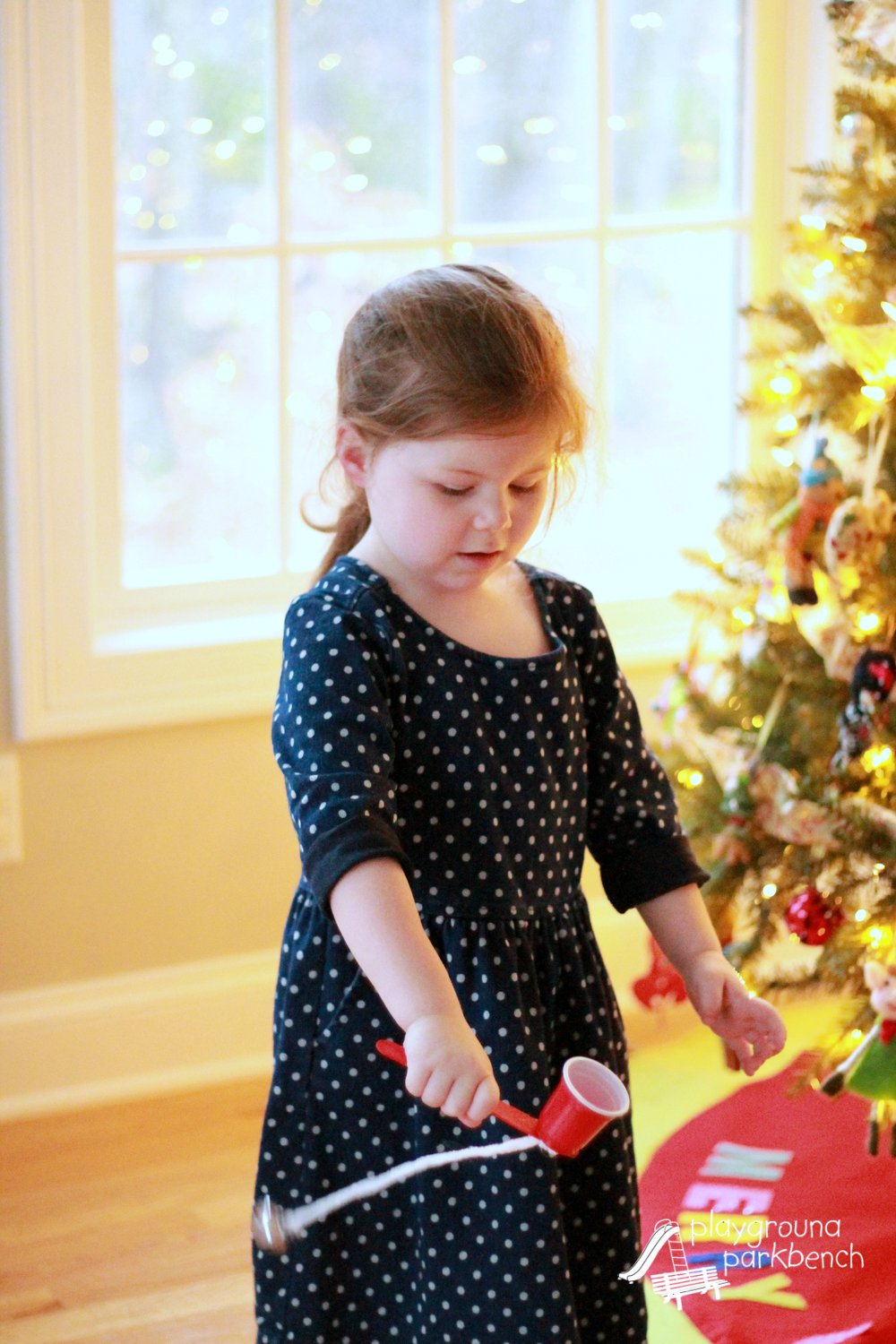 Cup and Jingle Bell Holiday Games - Great for Eye-Hand Coordination