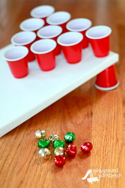 Jingle Bell Toss - A Holiday Party Game for Kids