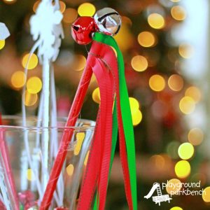 Jingle Bell Ribbon Sticks