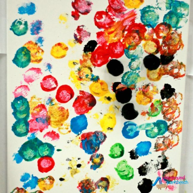 Pollock Process Art for Toddlers