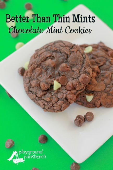 Chocolate Mint Cookies - Better Than Thin Mints