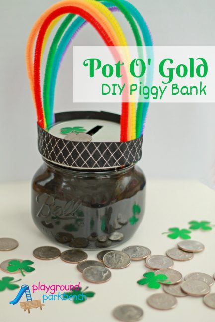 Pot O' Gold DIY Piggy Bank - Create Your Own Luck