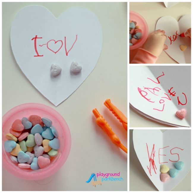 Sorting Sight Words for Valentine's Day