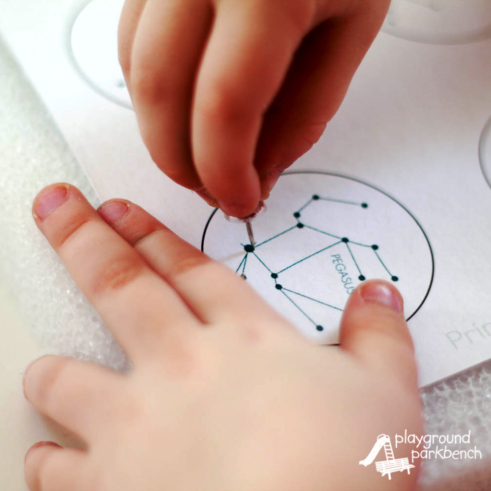 Printable Constellation Projection Cards