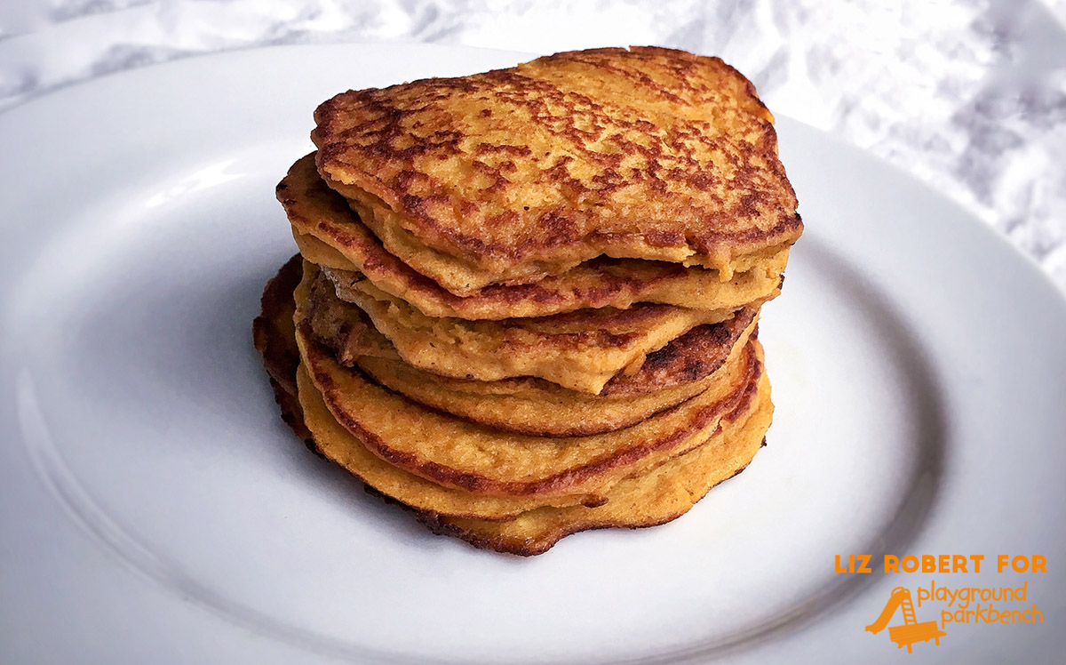 Better Back to School Breakfast Ideas - 3 Ingredient Pumpkin Pancakes-1