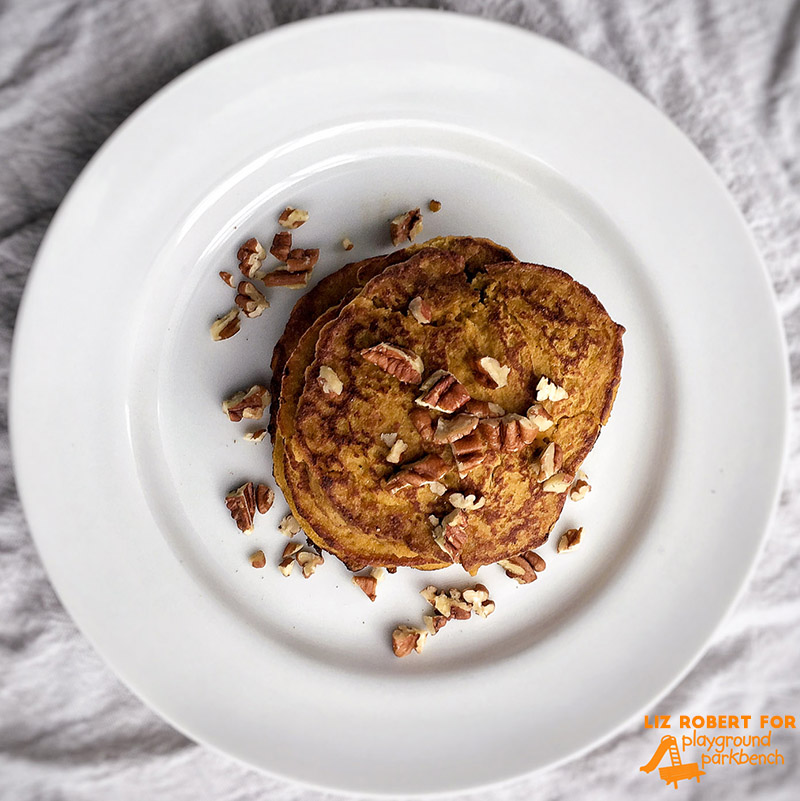 Better Back to School Breakfast Ideas - 3 Ingredient Pumpkin Pancakes-2