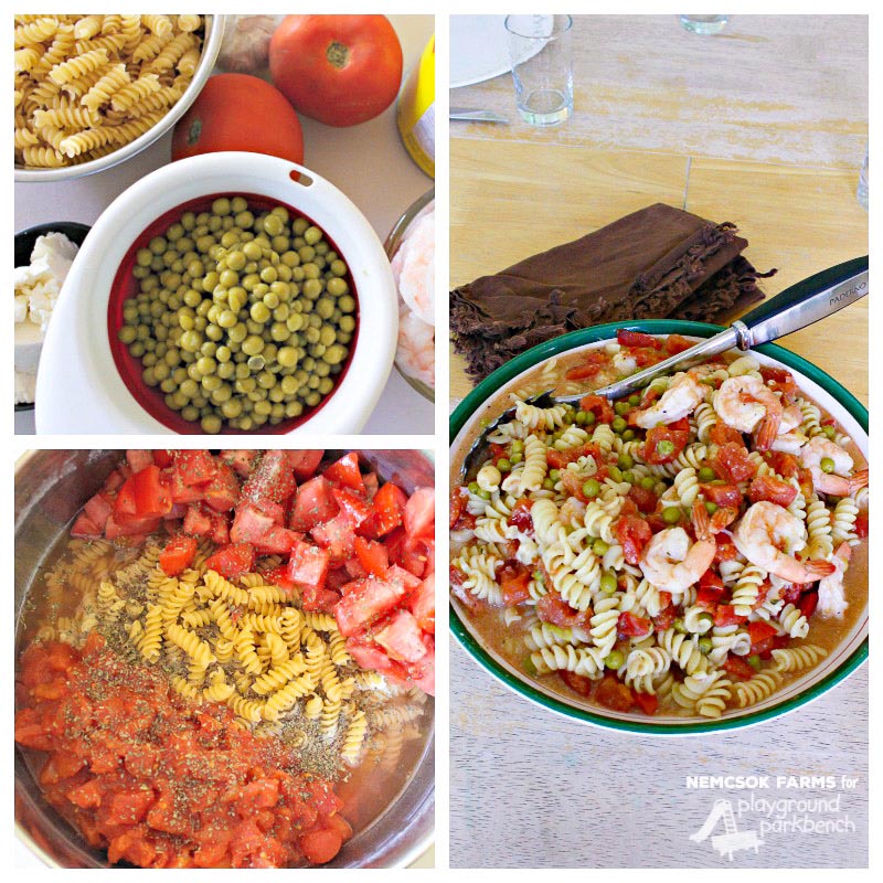 Quick Weeknight Recipes - Shrimp and Pasta Pot-6