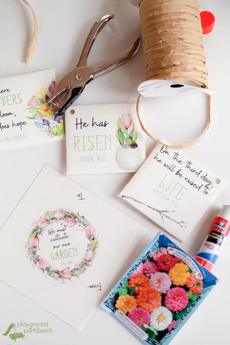 DIY Printable Biblical Seed Packets for Easter