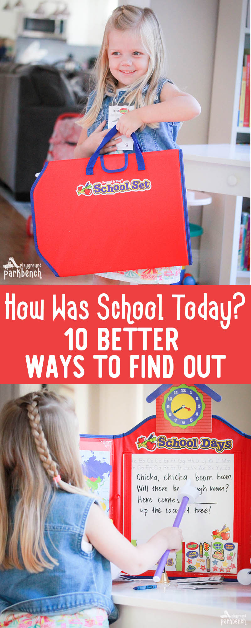 When you ask "How was school today?" do you get simple one word answers? Want to know how to get your kid talking more? Try these 10 better ways to get them talking about their day away from you... start when they are in kindergarten, and keep them talking when they are older and it matters most! | Parenting | Parenting Tips |